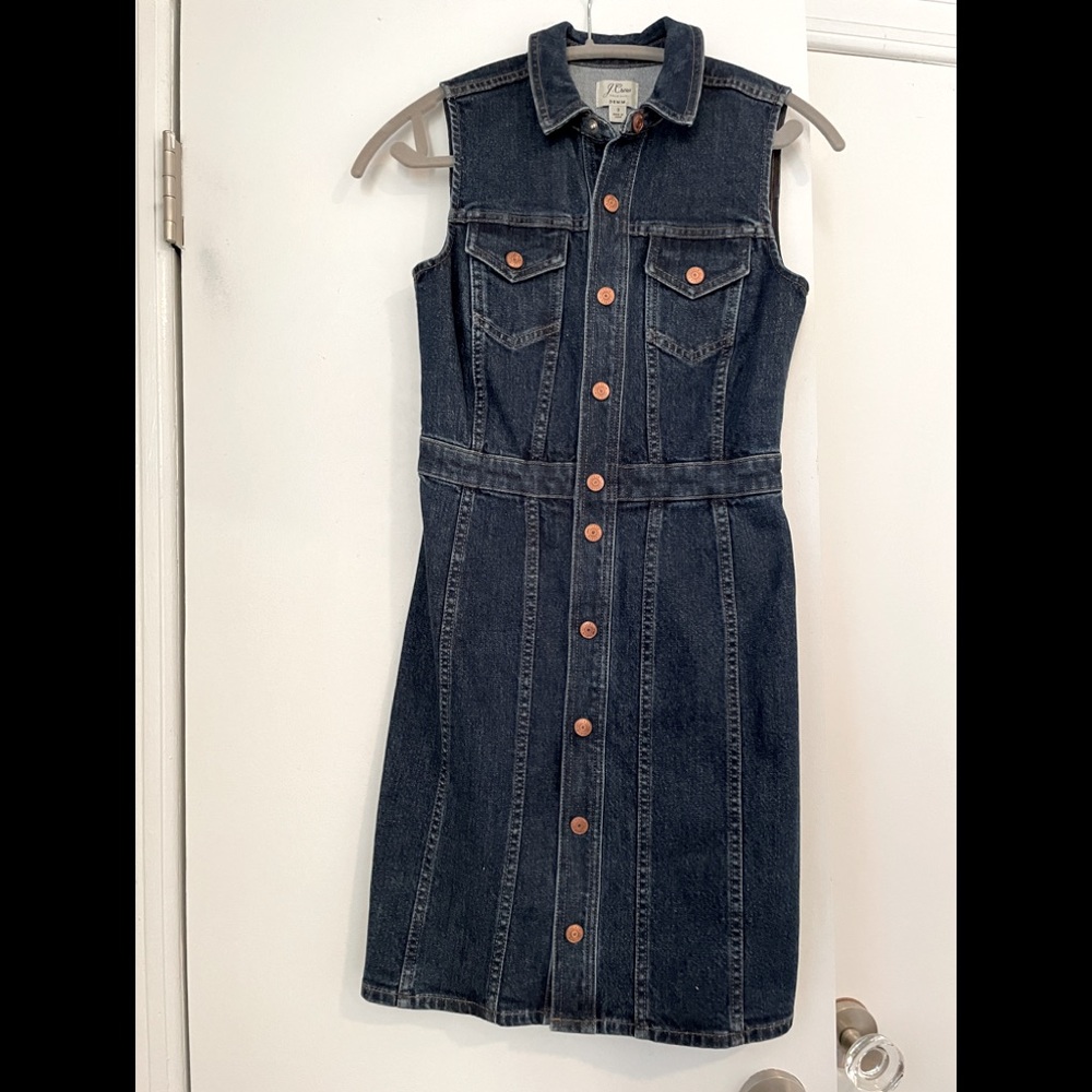 J.Crew | Rare Denim Shirt Dress (Sz 0)